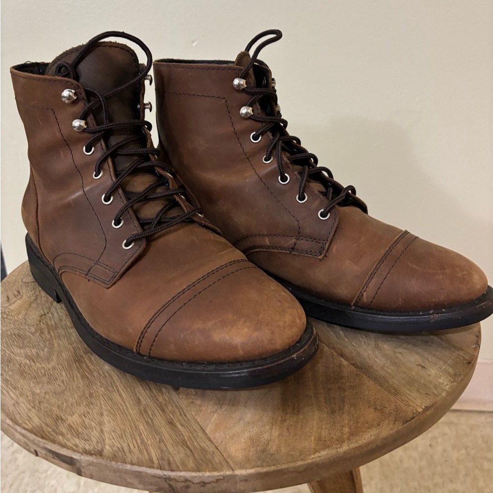 Thursday boots company Men's Brown Leather Boots size 10 wide